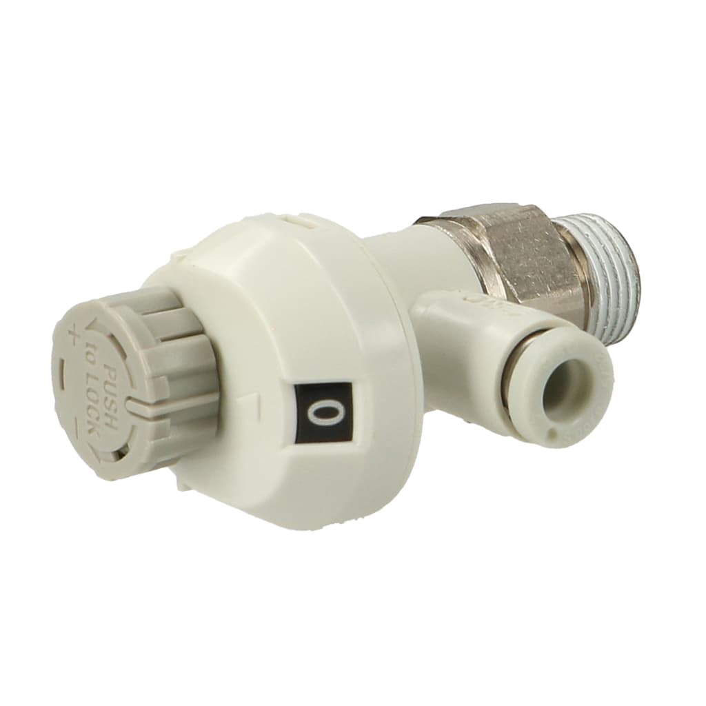 Spare part image Acoplamiento neumático 1/8 x 4 velocidad de control, en ángulo recto para MS Tagmatic EVO